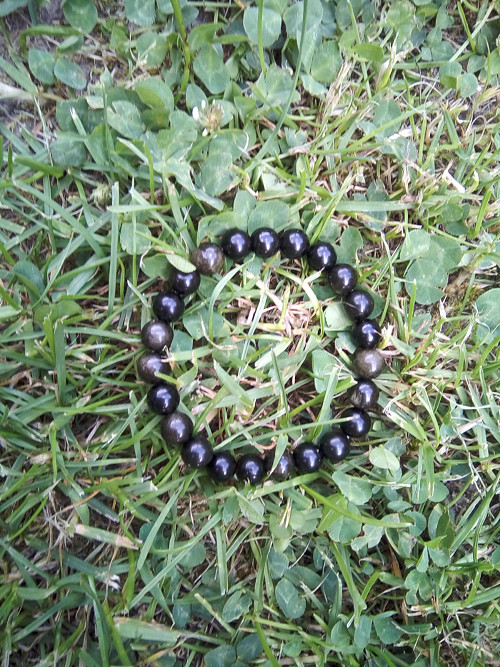 Náramek z gold sheen obsidiánu — foto 2