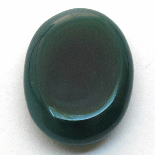 Kabošon zelený onyx ovál 20mm — foto 3