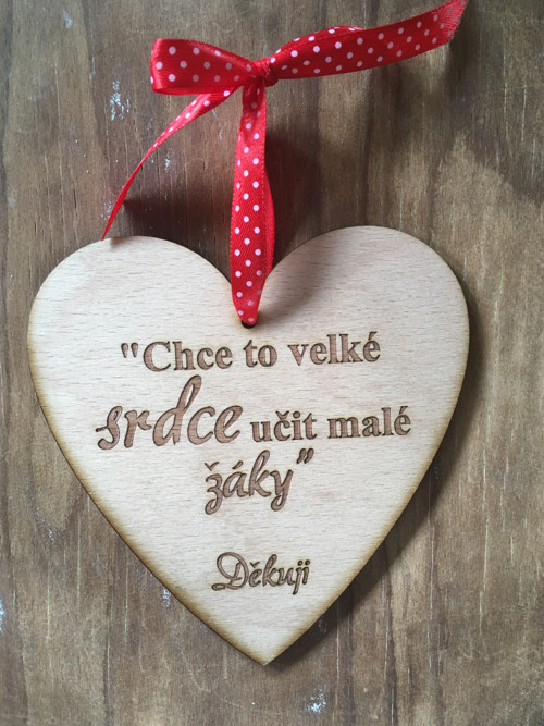 Srdíčko pro učitele — foto 2