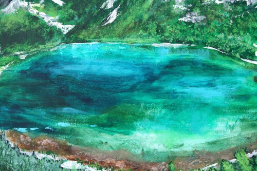 Zelené pleso 70x50 cm — foto 2
