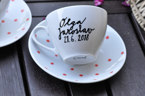 Porcelán set puntíčky — foto 4