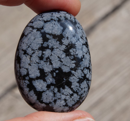 Placička - obsidián vločkový J1603 — foto 2