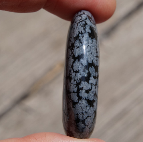 Placička - obsidián vločkový J1603 — foto 3