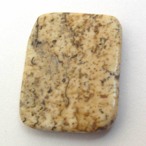 Kabošon obrázkový jaspis obdélník 21mm — foto 2