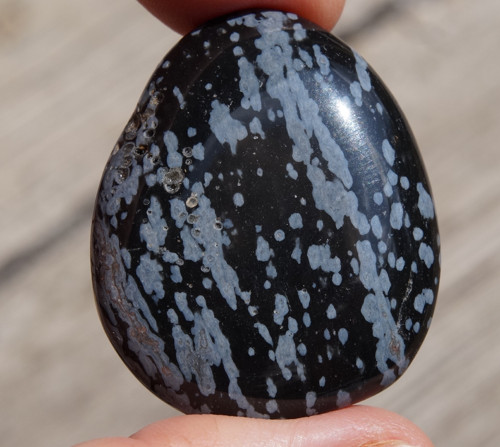 Placička - obsidián vločkový J1614 — foto 2