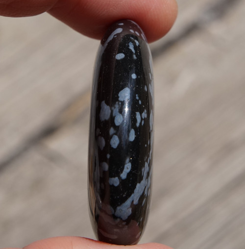Placička - obsidián vločkový J1614 — foto 3