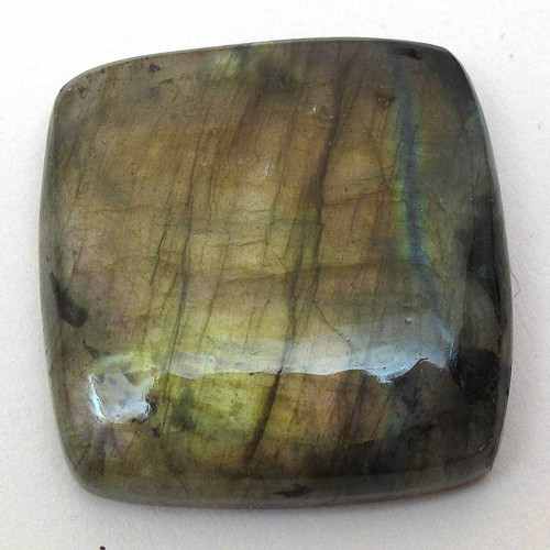 Kabošon labradorit čtverec 26mm — foto 3