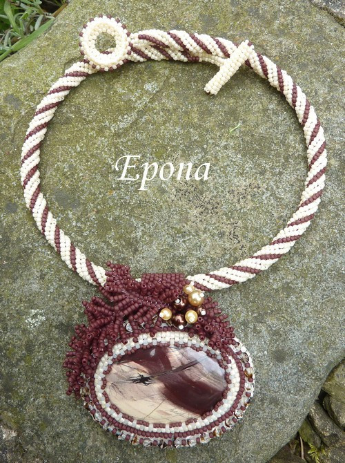 Náhrdelník Kaori s jaspisem — foto 2