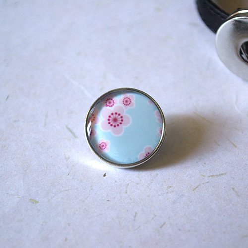 Černý náramek snap button + buttonky REZERVACE — foto 4