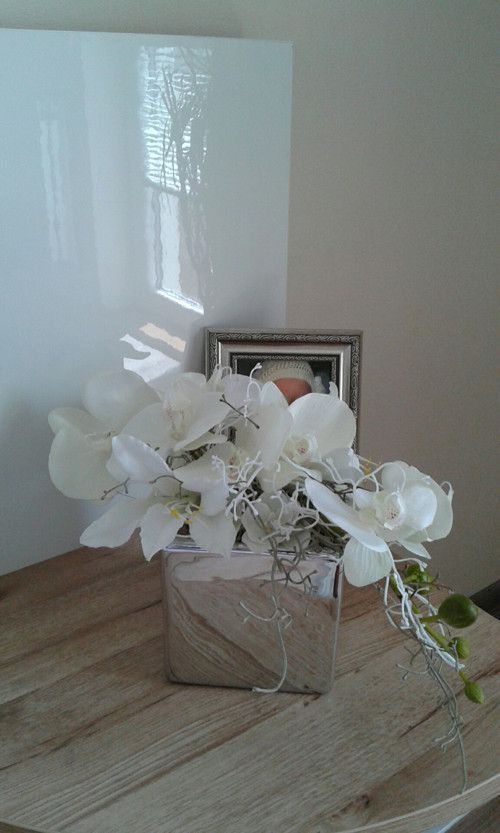 Moderní aranžmá s orchidejí — foto 4