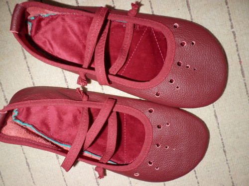 Vínové balerínky-barefoot — foto 2