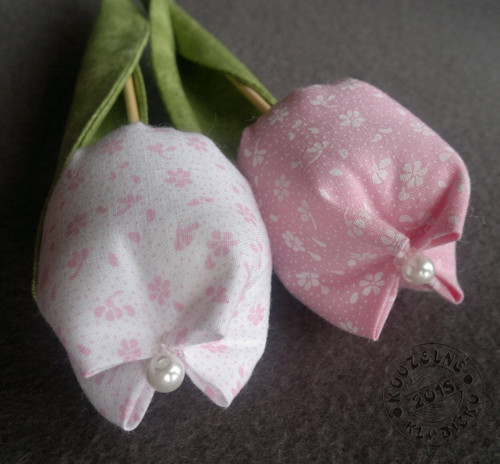 Šité tulipány KYTIČKOVÉ — foto 5