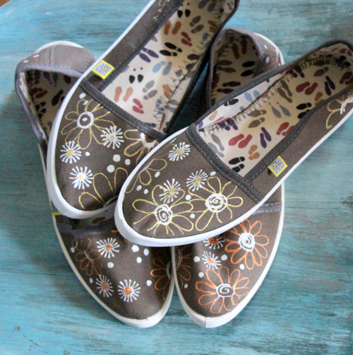 Malované botky elegantní - šedá- vel.35-40 — foto 2