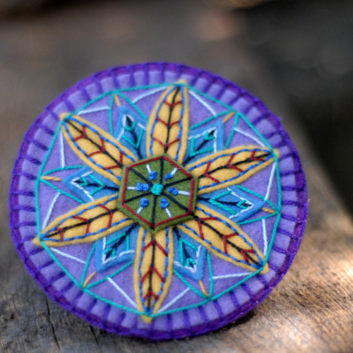 Brož mandala velká — foto 2