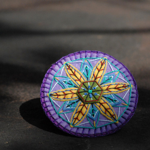 Brož mandala velká — foto 3