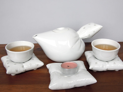 "Peřinkový čaj pro dva" porcelánová souprava — foto 5