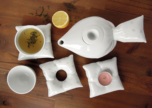 "Peřinkový čaj pro dva" porcelánová souprava — foto 6
