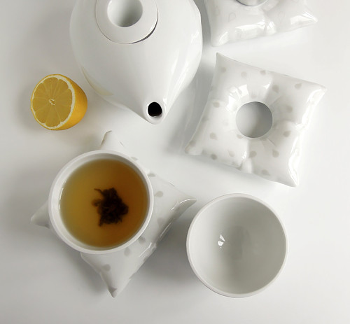 "Peřinkový čaj pro dva" porcelánová souprava — foto 4
