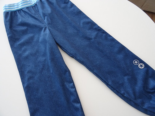 Lehké letní JEANS softshellky — foto 3