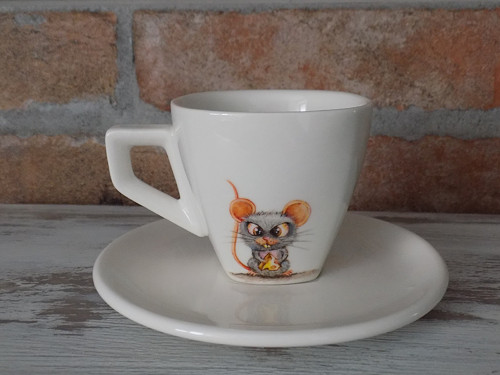 Espresso šálka - Myška — foto 4