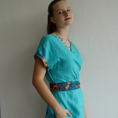Lněné šaty - CESTA K MOŘI — foto 2