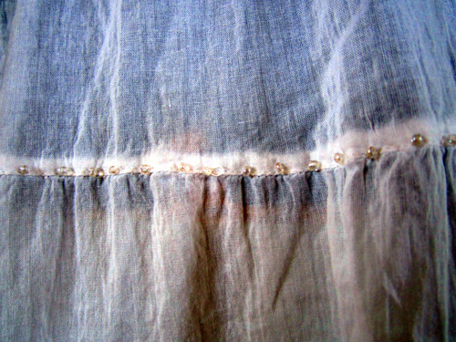 Sukně bílá boho basic — foto 3