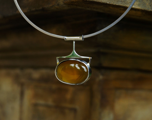 Nerezový náhrdelník ..." Honey " — foto 5