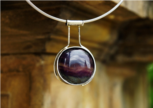 Nerezový náhrdelník .." Deep mirror " — foto 5