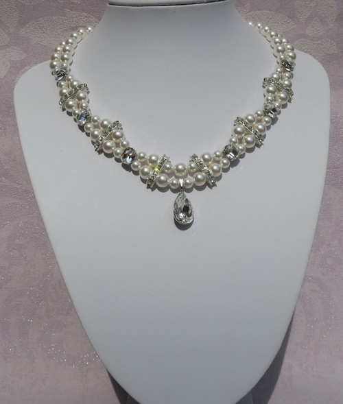 Ariana- Swarovski perly+crystals — foto 2