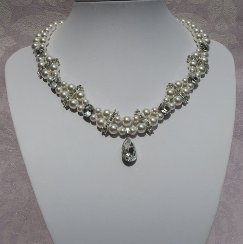 Ariana- Swarovski perly+crystals — foto 3