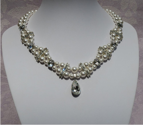Ariana- Swarovski perly+crystals — foto 6