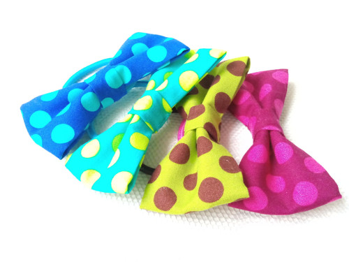 Mini Pin Up hair bows (dots) — foto 2
