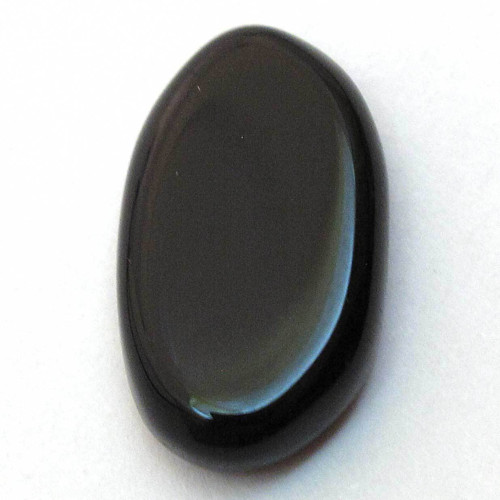 Kabošon černý onyx ovál 19mm — foto 2