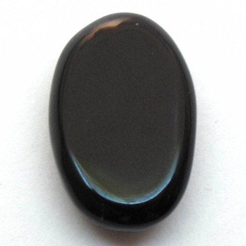 Kabošon černý onyx ovál 20mm — foto 2