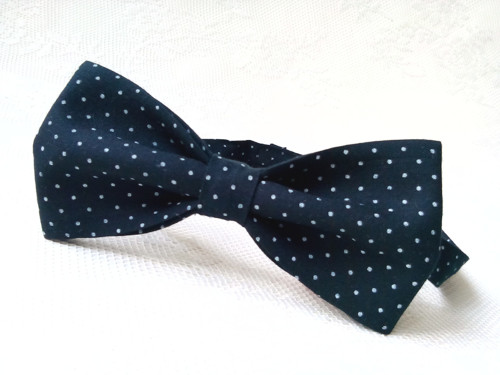 Mr.Swing bow tie (black/small white dots) — foto 2