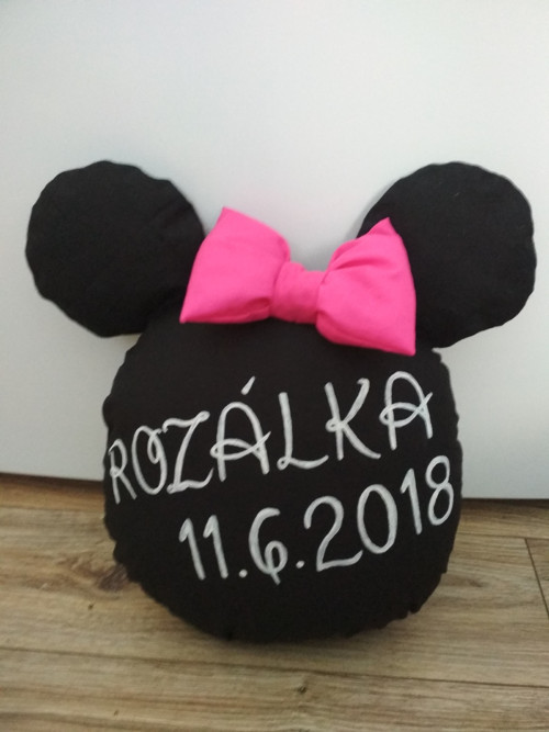 Polštářek Myšička Či Myšák Se Jménem — foto 2