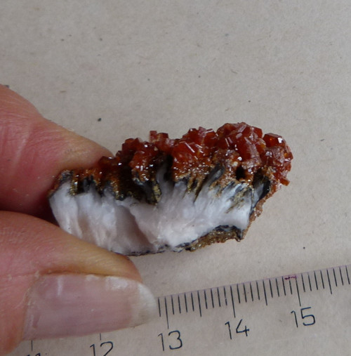 Vanadinit, baryt - 3,1 cm — foto 5