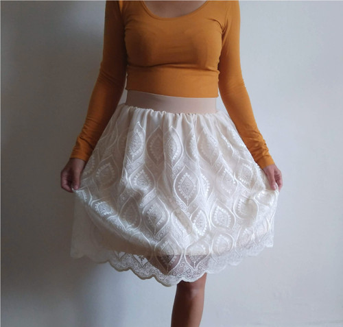 Sukně Jezinka krémová — foto 3