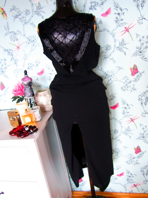 Vintage long black dress — foto 5