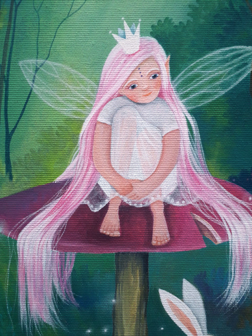 Kde víly dávají dobrou noc - 40x40 cm — foto 3