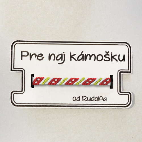 Šťastie 3 - pletený náramok — foto 2