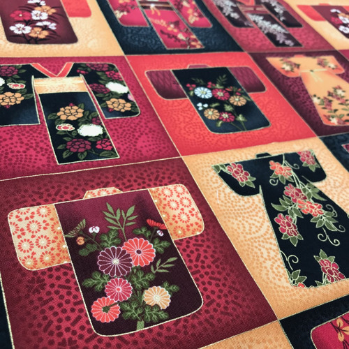 Japonská zahrada 2 - zlatotisk PANEL — foto 2