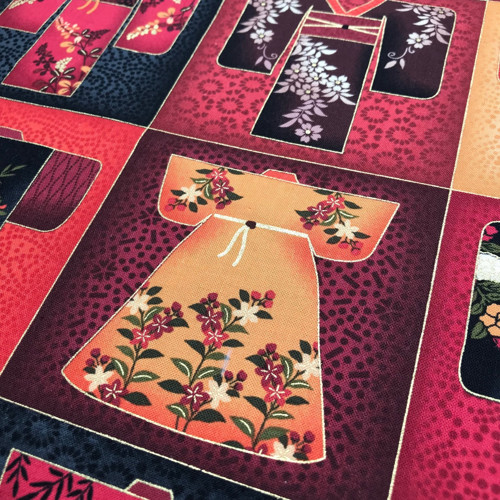 Japonská zahrada 2 - zlatotisk PANEL — foto 3