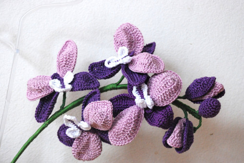 Háčkovaná orchidej — foto 2