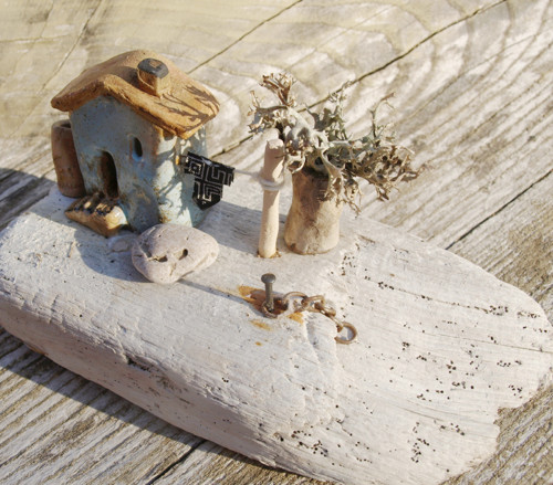 Driftwood a keramika - domeček u moře — foto 3