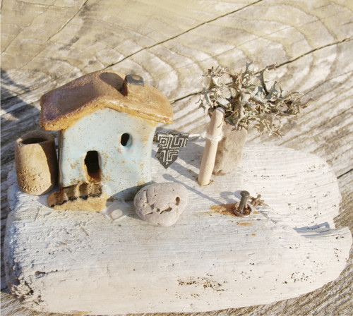 Driftwood a keramika - domeček u moře — foto 6