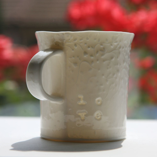 Chytám slunce...srdcový (porcelán) — foto 3