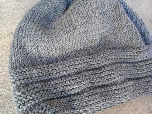 Dámská čapka ŠEDÁ 100% merino — foto 3