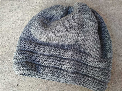 Dámská čapka ŠEDÁ 100% merino — foto 4