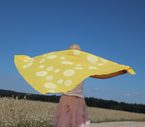 Plážový šátek/citrus — foto 5